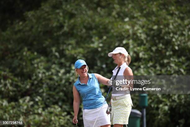 Alexandra Keighley from Huddersfield Golf Club during The WPGA Lombard Trophy North Qualifier at Dunham Forest Golf and Country Club on July 23, 2018...