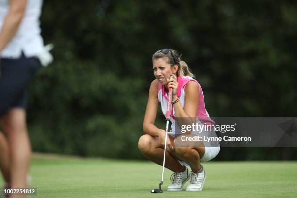 Sarah Smith and Janina Jones from Saffron Walden Golf Club during The WPGA Lombard Trophy North Qualifier at Dunham Forest Golf and Country Club on...