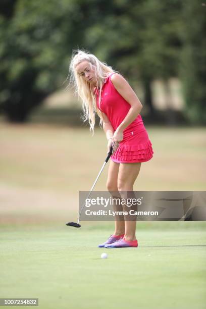 Hannah Bowen from Swansea Bay Golf Club during The WPGA Lombard Trophy North Qualifier at Dunham Forest Golf and Country Club on July 23, 2018 in...