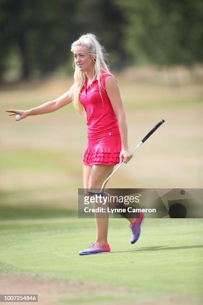 Hannah Bowen from Swansea Bay Golf Club during The WPGA Lombard Trophy North Qualifier at Dunham Forest Golf and Country Club on July 23, 2018 in...