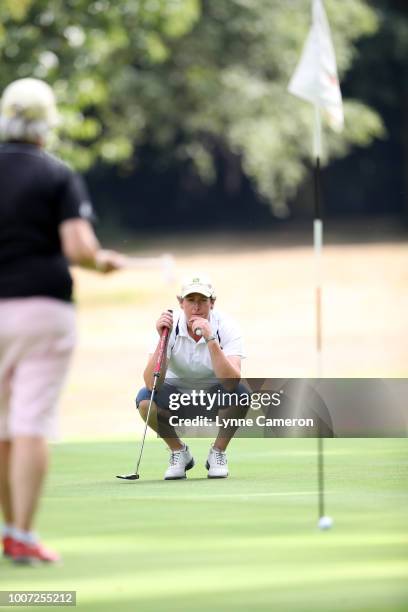 Christine Fawcett from Seascale Golf Club during The WPGA Lombard Trophy North Qualifier at Dunham Forest Golf and Country Club on July 23, 2018 in...