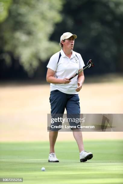 Christine Fawcett from Seascale Golf Club during The WPGA Lombard Trophy North Qualifier at Dunham Forest Golf and Country Club on July 23, 2018 in...