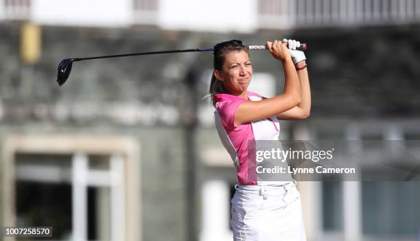 Sarah Smith from Saffron Walden Golf Club during The WPGA Lombard Trophy North Qualifier at Dunham Forest Golf and Country Club on July 23, 2018 in...