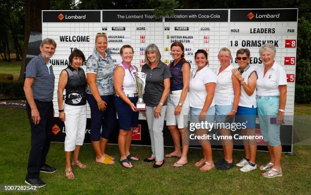 Eleanor Robinson and Marise Richfield from Leeds Golf Centre, Ali Gray and Pat Johnson from Ormskirk Golf Club and Nikki Dunn and Wendy Mitchell from...