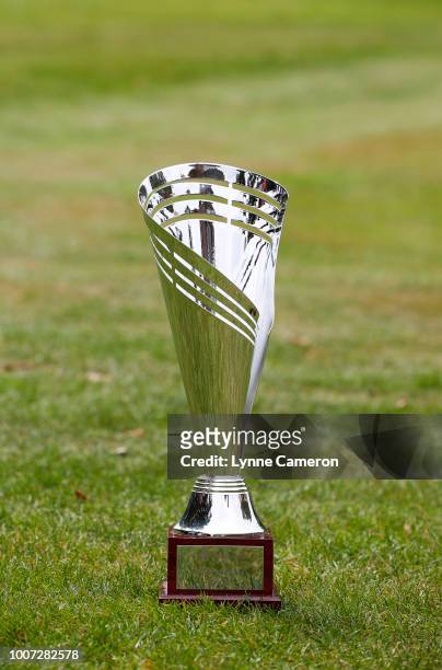 The WPGA Lombard Trophy during the North Qualifier at Dunham Forest Golf and Country Club on July 23, 2018 in Altrincham, England.