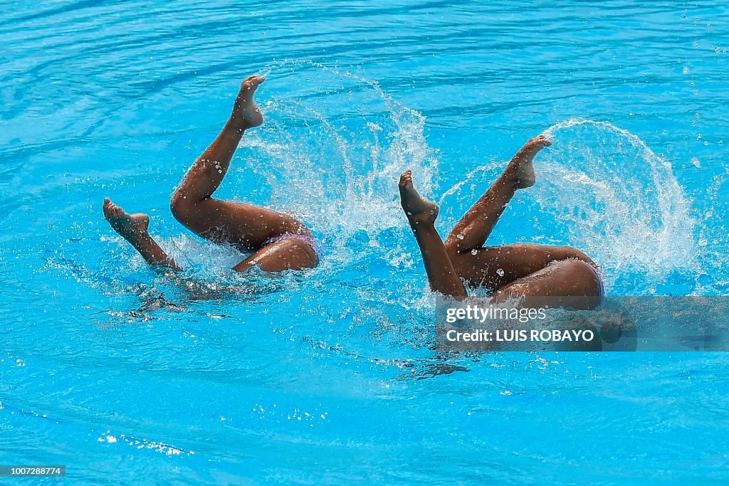 GAMES-CAC-2018-SWIMMING-SYNCHRONIZED