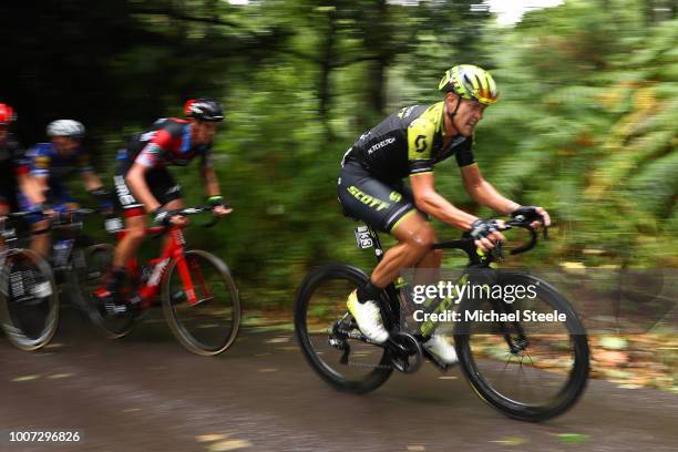 Matteo Trentin of Italy and Team Mitchelton-Scott / during the 7th Prudential RideLondon-Surrey Classic 2018 a 183km stage from London to London on...