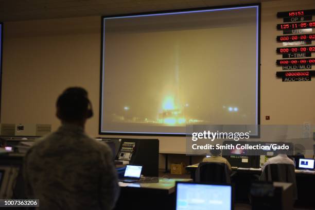 Mission control room as Team Vandenberg launched the NASA InSight Mission to Mars on a United Launch Alliance Atlas V rocket from Space Launch...