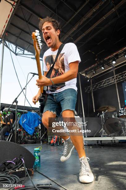 Jeff Rosenstock performs during day 2 of Mo Pop Festival at West Riverfront Park on July 29, 2018 in Detroit, Michigan.