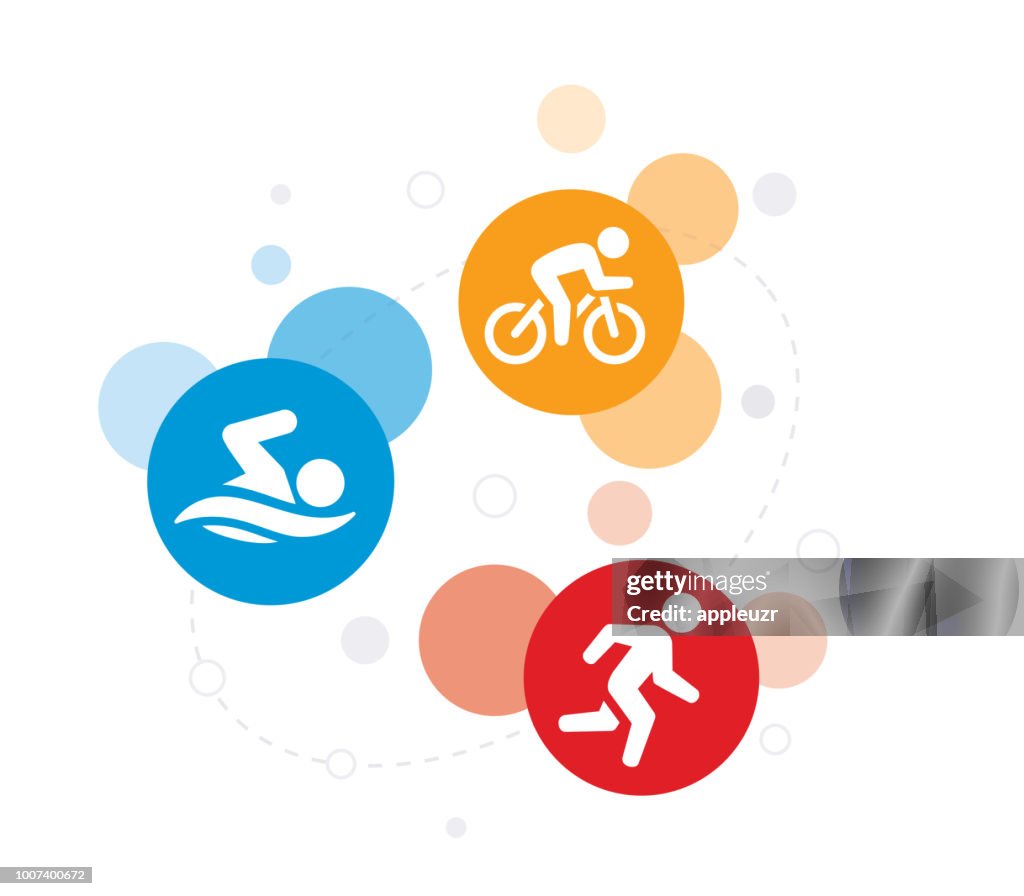 Swim, Bike, Run Triathlon
