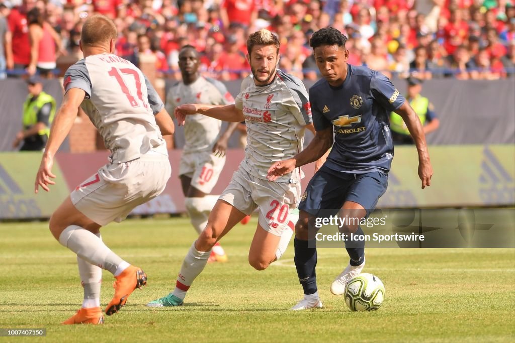 SOCCER: JUL 28 International Champions Cup - Manchester United FC v Liverpool FC