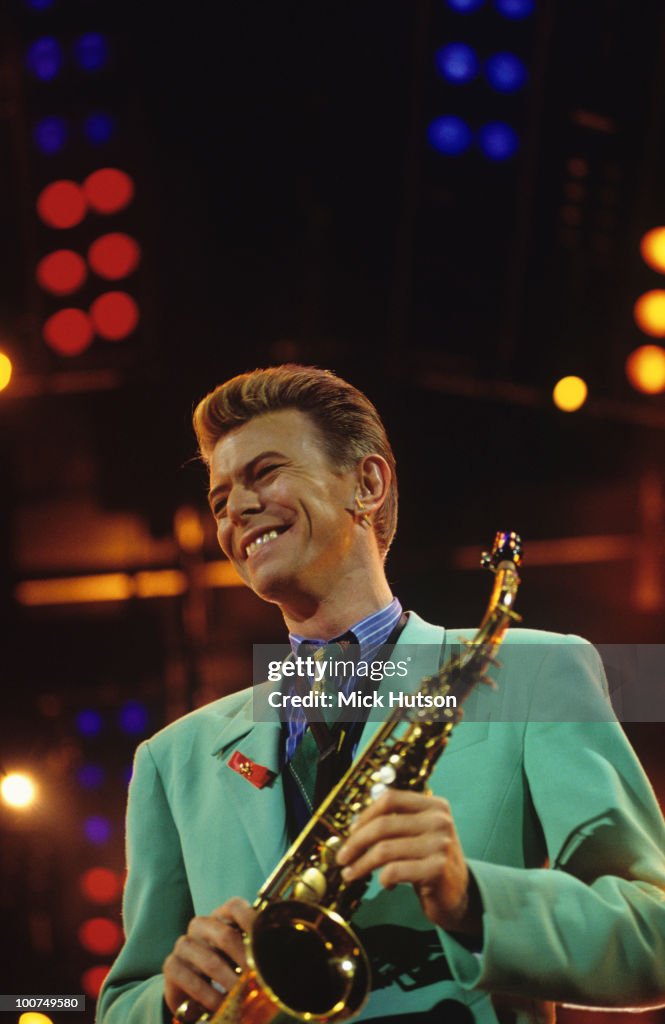 David Bowie At Freddie Mercury Tribute Gig