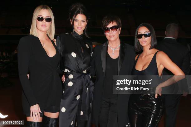 Khloe Kardashian, Kendall Jenner, Kris Jenner and Kim Kardashian West attend the first annual "If Only" Texas hold'em charity poker tournament...