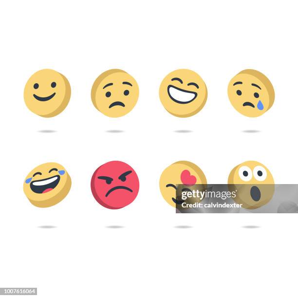 ilustraciones, imágenes clip art, dibujos animados e iconos de stock de tres dimensiones emoticonos - sadness