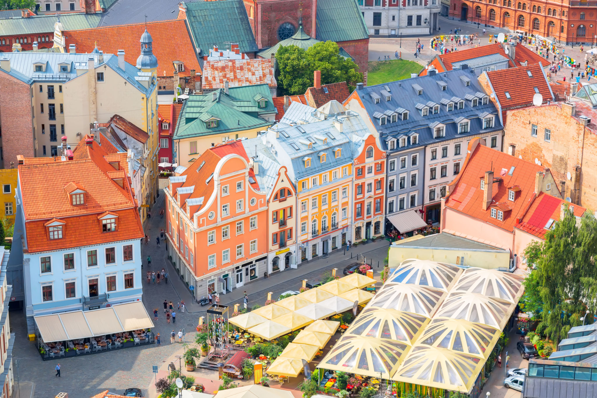 latvia cityscape