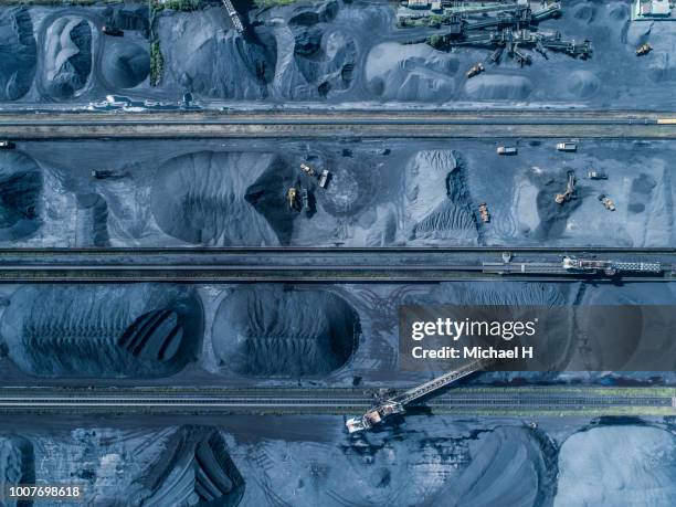 landscape with plenty of sand in the factory - cement construction stock pictures, royalty-free photos & images