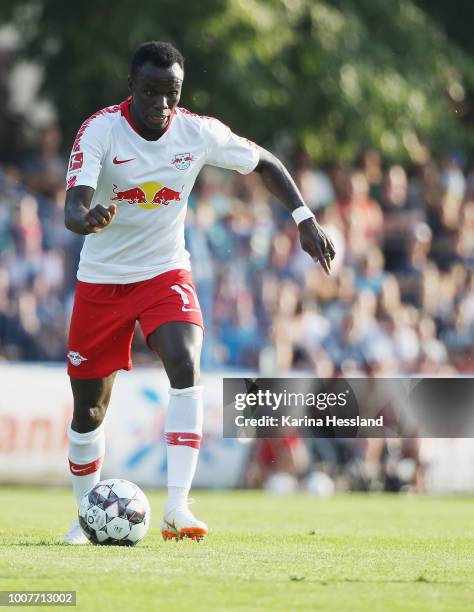 Bruma of Leipzig during the Pre Season Friendly Match between FC Grimma and RB Leipzig at Stadium of friendship on July 20, 2018 in Grimma, Germany.