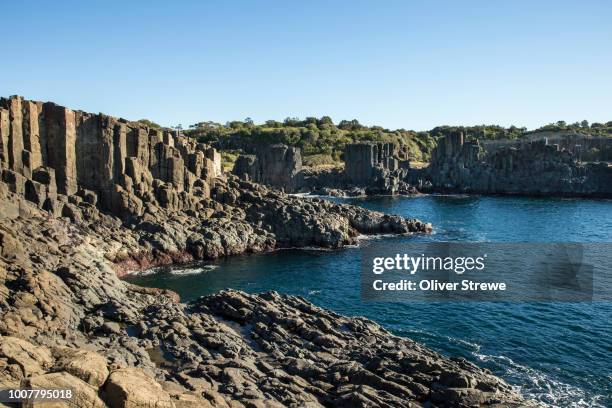 bombo headland quarry - kiama stock pictures, royalty-free photos & images