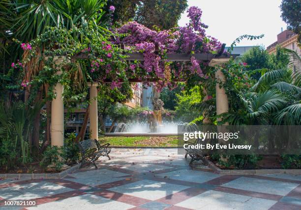 the aguadora water fountain - sculpture garden stock pictures, royalty-free photos & images