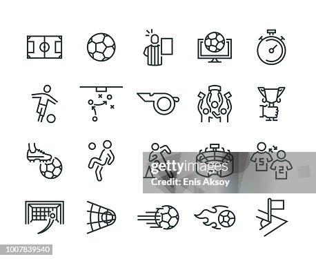 Soccer Icon Set Soccer Icon Set