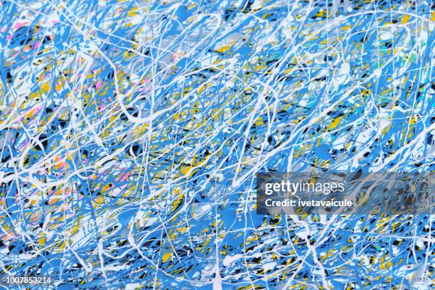 ilustraciones, imágenes clip art, dibujos animados e iconos de stock de patrón de antecedentes salpicaduras de pintura - arte