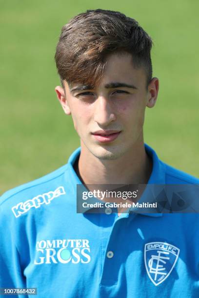 Mattia Viti of Empoli FC U17 on July 30, 2018 in Empoli, Italy.