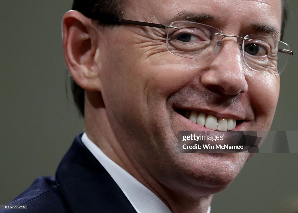 Robd Rosenstein Deputy Attorney General Rod Rosenstein attends the Religious Liberty ...