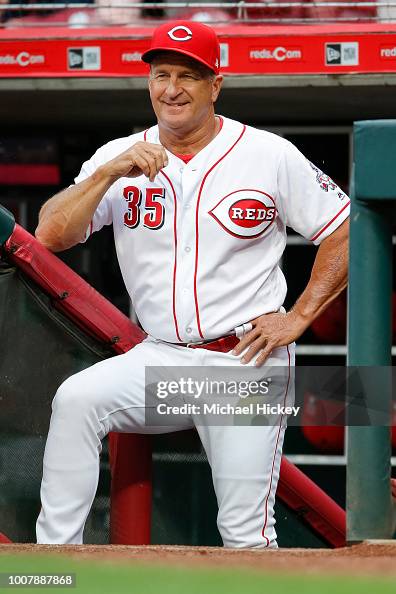 James Riggleman Jim Riggleman manager of the Cincinnati Reds is seen during the game ...