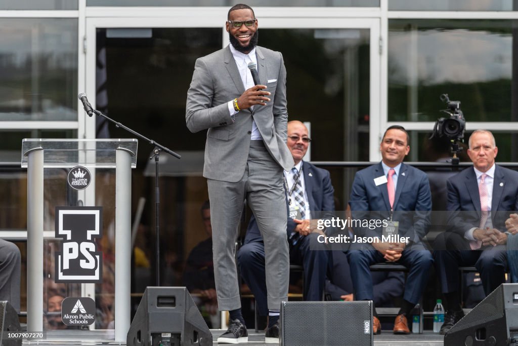 I Promise School Grand Opening Celebration With LeBron James