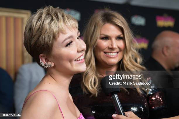 Actresses Cozi Zuehlsdorff and Heidi Blickenstaff attend the "Freaky Friday" New York Premiere at The Beacon Theatre on July 30, 2018 in New York...