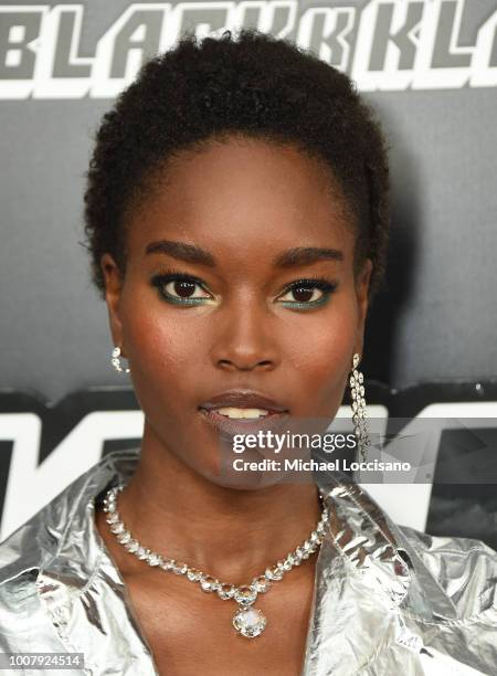 Damaris Lewis attends the "BlacKkKlansman" New York Premiere at Brooklyn Academy of Music on July 30, 2018 in New York City.