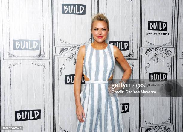 Actress Elaine Hendrix attends Build Brunch to discuss 20th Anniversary of 'The Parent Trap' at Build Studio on July 30, 2018 in New York City.