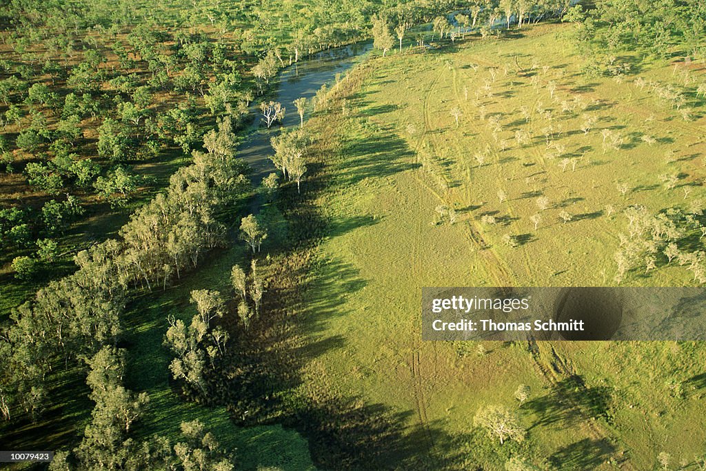 KAKADU FROM THE AIR IN THE NORTH TERRITORY OF AUSTRALIA