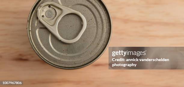 food can. - botulism bacterium stock pictures, royalty-free photos & images