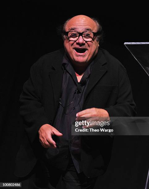 Danny DeVito attends The Film Society of Lincoln Center's 37th Annual Chaplin Award gala at Alice Tully Hall on May 24, 2010 in New York City.