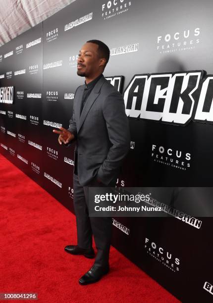 Actor Corey Hawkins attends the "BlacKkKlansman" New York Premiere at Brooklyn Academy of Music on July 30, 2018 in New York City.