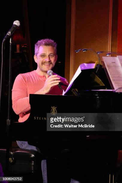 Composer Jeff Marx during the 'Avenue Q' 15th Anniversary Reunion Concert at Feinstein's/54 Below on July 30, 2018 in New York City.