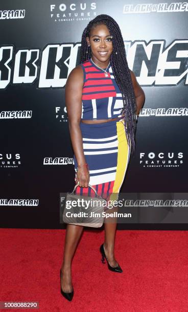 Mo attends the "BlacKkKlansman" New York premiere at Brooklyn Academy of Music on July 30, 2018 in New York City.