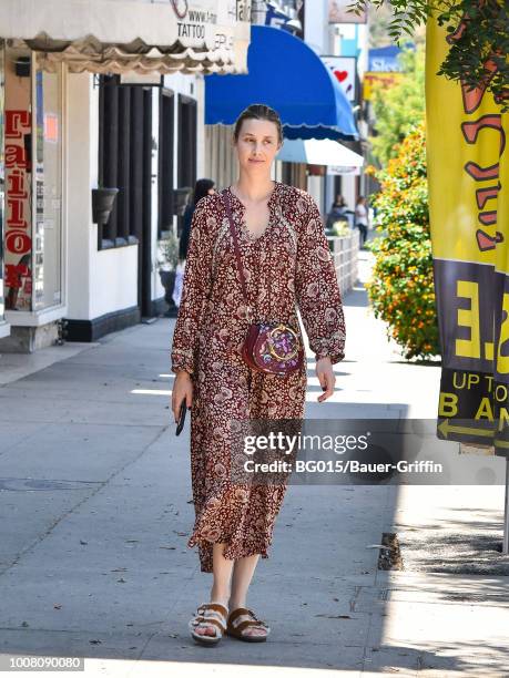 Whitney Port is seen on July 30, 2018 in Los Angeles, California.