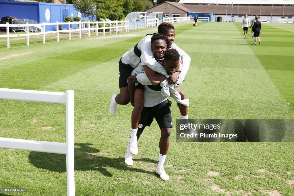 Leicester City Training and Press Conference