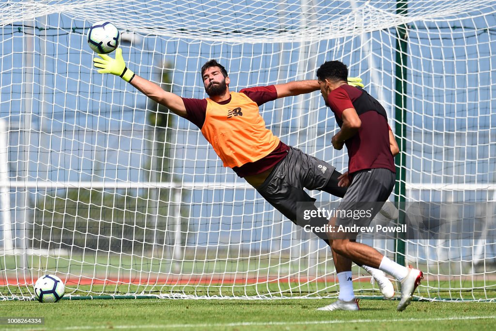 Liverpool FC Training Camp In Evian