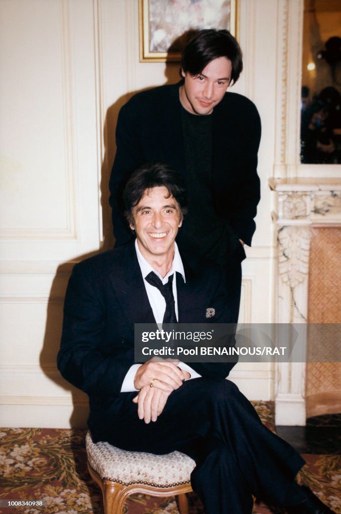 Al Pacino et Keanu Reeves à Paris