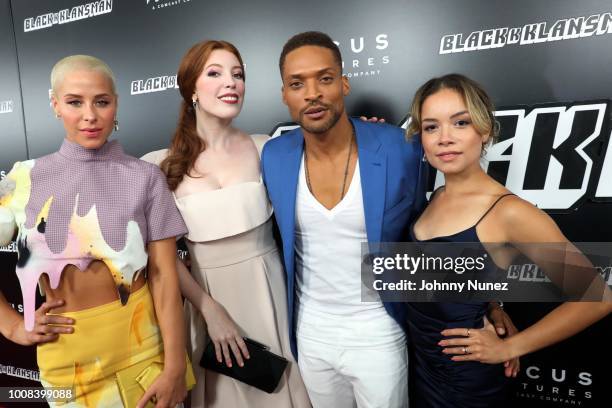 Kennedy Yanko, Elise Hudson, Cleo Anthony, and Cindy Morgan attend the "BlacKkKlansman" New York Premiere at Brooklyn Academy of Music on July 30,...