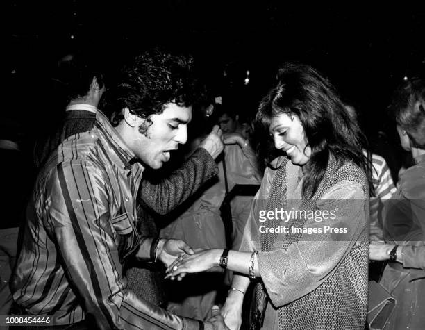 Eric Estrada and Sharon Kovaks circa 1980 in New York City.