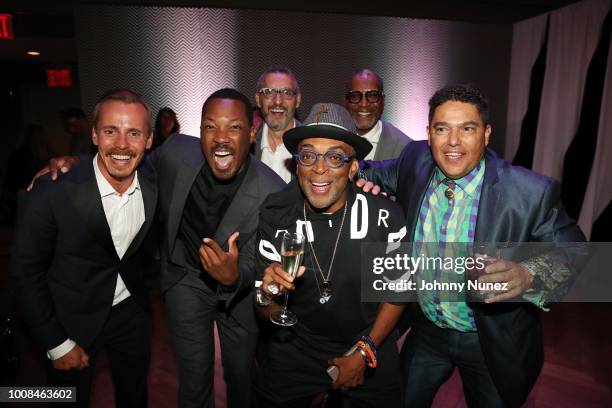 Jasper Pääkkönen; Corey Hawkins, John Turturro, Spike Lee, Larry Cherry, and Nick Turturro attend the "BlacKkKlansman" New York Premiere at Brooklyn...