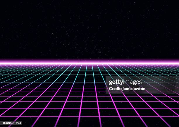 retro 80s background - 1980 stock illustrations