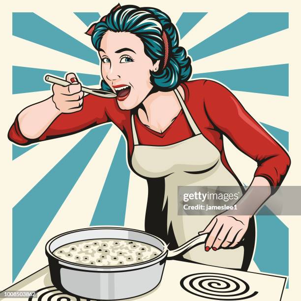 Ilustraciones de Mujer Cocinando - Getty Images Ilustraciones de Mujer Cocinando - Getty Images