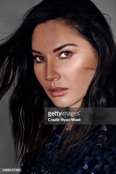 Actress Olivia Munn is photographed for Marie Claire Indonesia on October 17, 2017 in Los Angeles, California. PUBLISHED IMAGE.