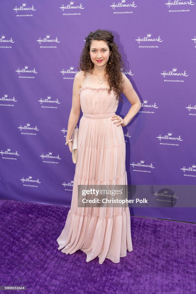Marietta Melrose arrives to the launch party for Hallmark's "Put It
