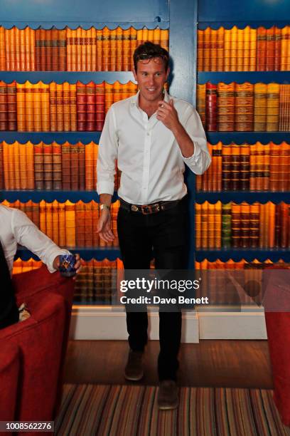 Jack Brooksbank speaks at Casamigos Tequila's "Away for August" private dinner at Bagatelle on July 31, 2018 in London, United Kingdom.